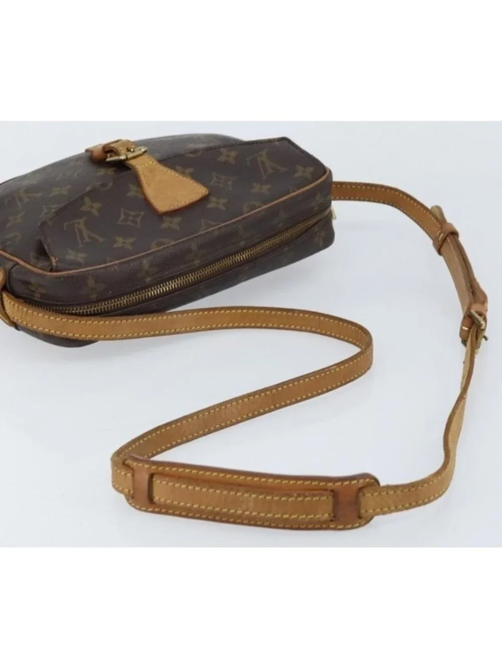 Authentic LOUIS VUITTON Monogram Jeune Fille MM Shoulder Bag M51226 LV